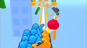 BEST MAX SCORE in Runner Coaster - Gameplay Android,ios (Levels 1-2)