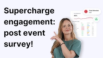 🔥 Boost your AUDIENCE ENGAGEMENT with this post event survey! 🔥
