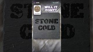 River pebbles should not work as a font