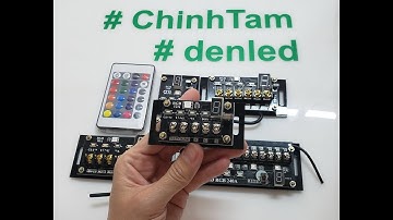 Mạch điều khiển led RGB hồng ngoại