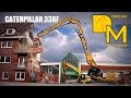 CATERPILLAR 336F HRD LONGFRONT + KOMATSU PC210 BAGGER ABBRUCH BAUSTELLE WOHNHAUS