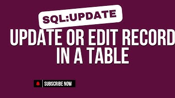 SQL UPDATE Statement Explained | Modify Data in Your Database