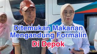 Ditemukan Kandungan Formalin Dalam Makanan Saat Sidak Di Pasar Jaya Depok