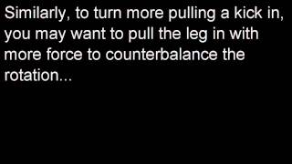 Melbourne Shuffle, Lesson 8: Turning Running Man Kicks