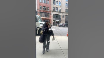 Grwm for a commercial shoot  in NYC 🎬 #grwm #nycvlog #dayinmylife #glowupdiaries #grwmmakeup