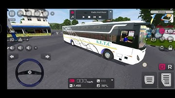 MG leera SETC A/C bussid mod Trichy to Chennai speed test mod link in description