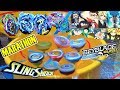 REAL LIFE ANIME STADIUM BEYBLADE SLINGSHOCK TURBO MARATHON
