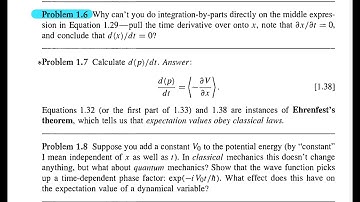 Introduction to Quantum Mechanics (2E) - Griffiths, P1.6: Independent variables x, t