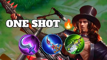 GAMEPLAY CLINT ONE SHOT ONE KILL! Recomended BUILD & EMBLEM TERSAKIT 2023 (Must Try)- Mobile Legends