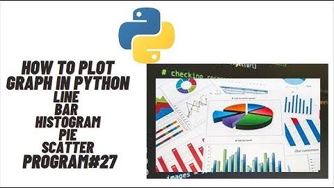 How to Plot graph | Line | Bar | Histogram | Pie | Scatter| Python Programming |Jupyter NoteBook |IL