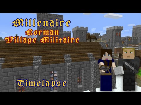 Timelapse Millenaire Minecraft Norman Village Militaire Youtube