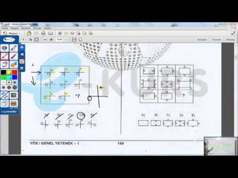 YÖS Genel Yetenek - Sayısal Mantık - IQ - Şekil Matrisleri - E-KURS Online YÖS Kursu