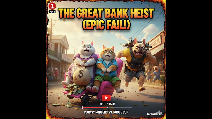 🤯 OBESE CATS ROB A BANK! (The Epic Pink Sofa Getaway Fail) | $1,000,000 BANK HEIST! 🚨 #robbery