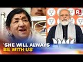 PM Modi pays heart-felt tribute to Lata Mangeshkar at UP rally: "Touched Million Hearts"