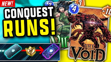 This Felt STRONG - Toxic Void in CONQUEST! - FULL RUN! - Marvel Snap