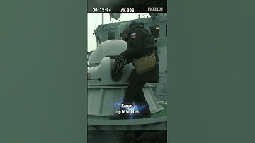 Loading and firing a 30mm naval Gatling gun