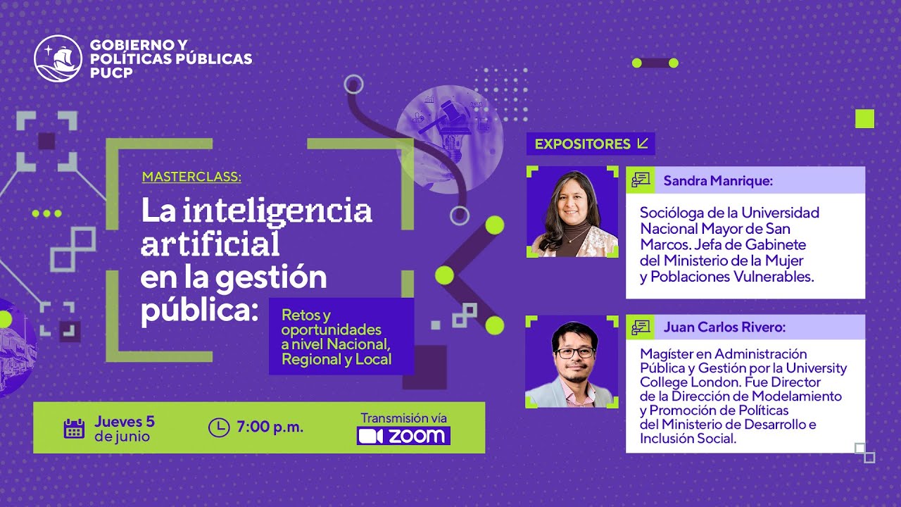Masterclass: La inteligencia artificial en la gestión pública: Retos y oportunidades