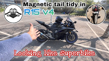Magnetic Tail Tidy Installation In my Only 1 Indonesian R15 v4 | LOOKS LIKE SUPERBIKE
