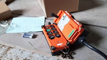 Hướng dẫn lắp đặt bộ điều khiển từ xa không dây F21-E1B cho cẩu trục