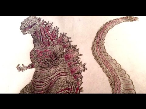 Shin Godzilla drawing  Godzilla Amino