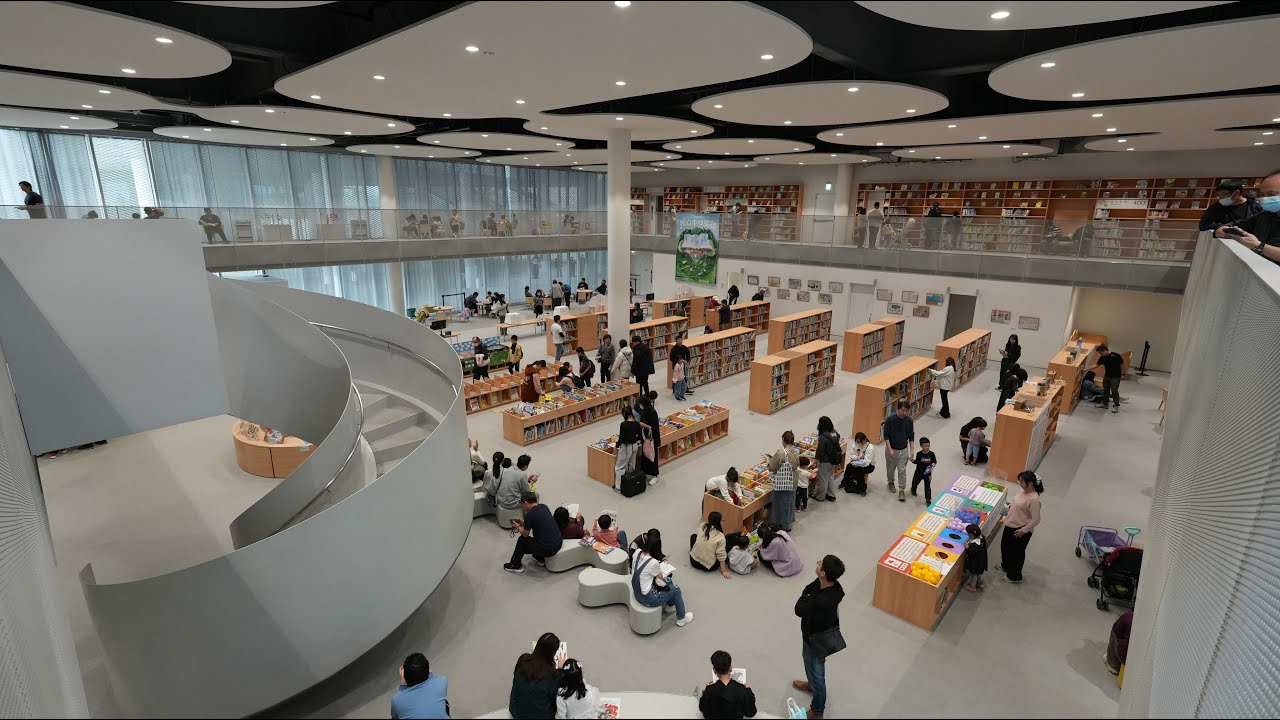 台中市綠美圖-兒童閱覽區Children's reading area,Taichung Public Library,Taichung Green Museumbrary_20260125