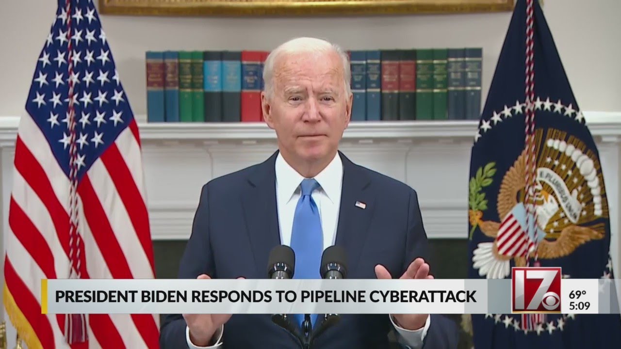 President Biden responds to Colonial Pipeline cyberattack