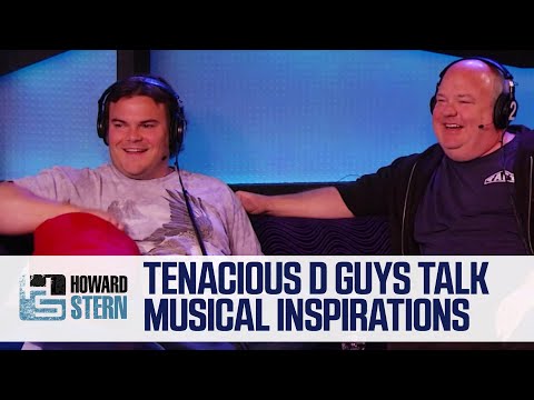 Tenacious d on being influenced by led zeppelin, billy joel, and ozzy osbourne (2012)