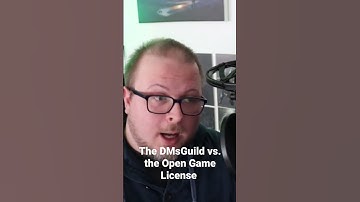 the DMsGuild vs the Open Game License for indie creators. #ogl #onednd #wotc #dmsguild #dnd5e