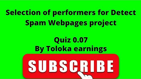 Selection of performers for Detect Spam Webpages project (Quiz) 0.07