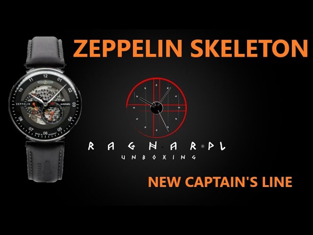 RECENZJA Zeppelin 8664 2 New Captain\'s Line Skeleton - ciekawy zegarek  automatyczny Made in Germany. - YouTube