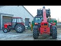 Drifty Ładowarką & Mieszanie TMR w GR Kosa! Zima 2021 [Manitou, Ursus, Italmix] Boguc AgroTV