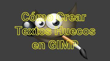 🖌️ GIMP 3.0.0-RC2 Cómo Crear Textos Huecos Fácil y Rápido | Tutorial Paso a Paso 🎨