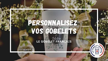 Comment personnaliser ecocup ?