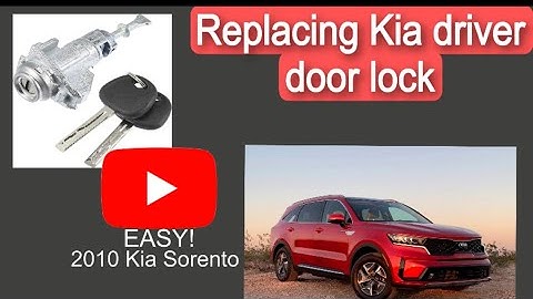 Kia Sorento door lock easy replacement