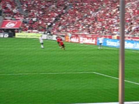 Szene aus dem Spiel Bayer Leverkusen vs. Werder Bremen