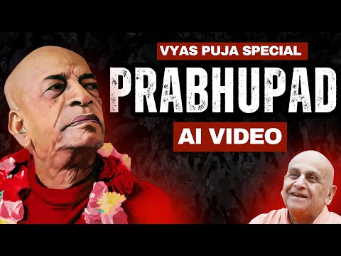 ✨Vyas Puja Special || Ai Video of Srila Prabhupad ✨