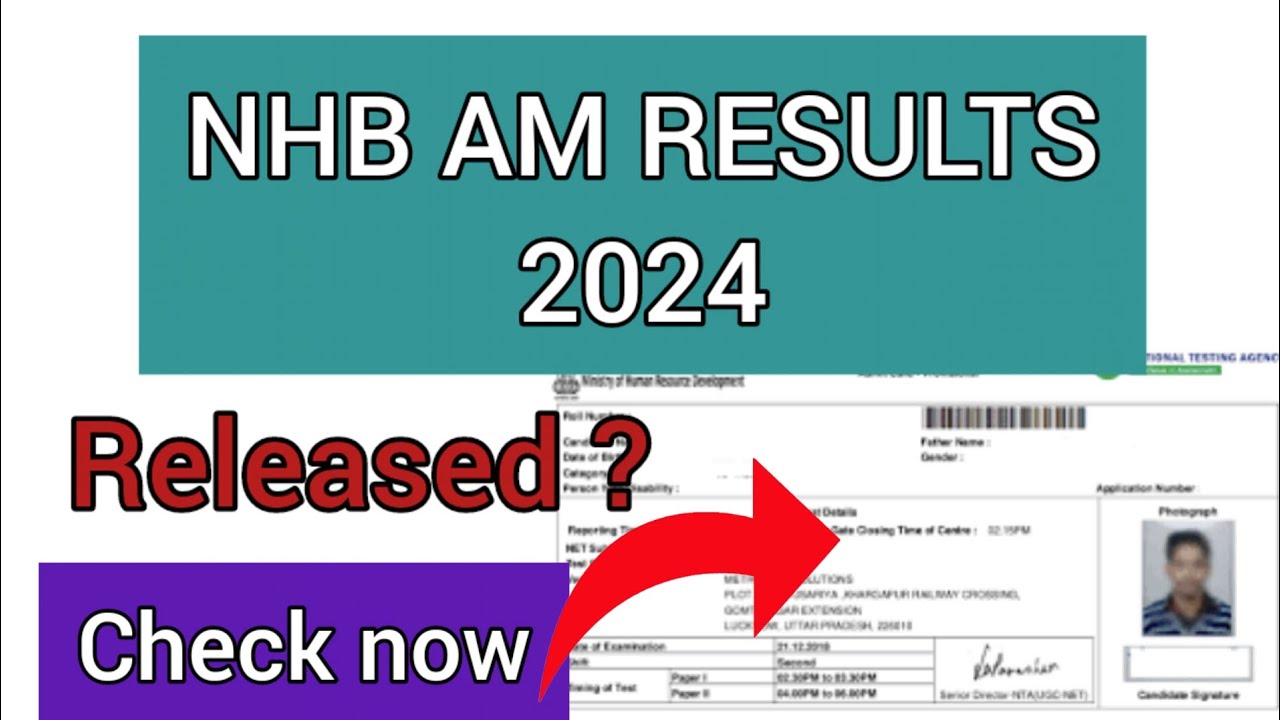 NHB AM Result 2024 | How To Check NHB Result 2024