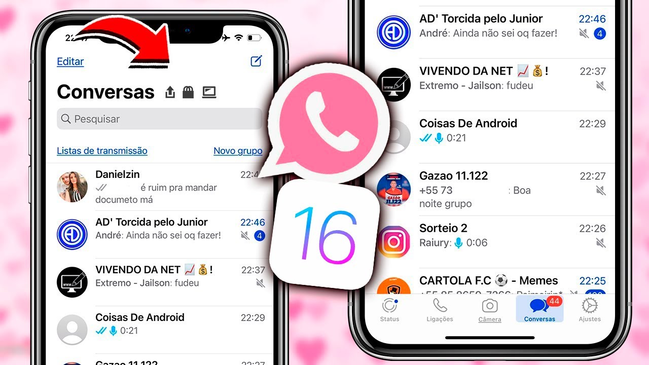 SAIU AGORA🚨! WHATSAPP IGUAL IPHONE 14 PRO MAX NO ANDROID 2023 ...