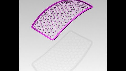 NX 12 TUTORIAL SESSION 04  HEXAGONAL GRILL PATTERN COMMAND