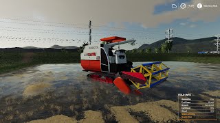 เอารถเกี่ยวข้าวคูโบต้าDC105X เกี่ยวข้าว2ไร่ EP.7 Farming Simulator 19