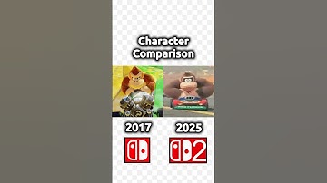 Character Comparison: Mario Kart 8 Deluxe vs Mario Kart World | MK #mariokartworld #nintendoswitch2