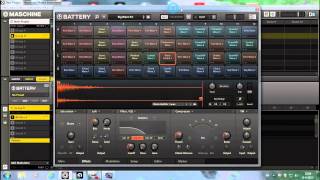 Battery 4 Layering sounds Native Instruments Maschine 1