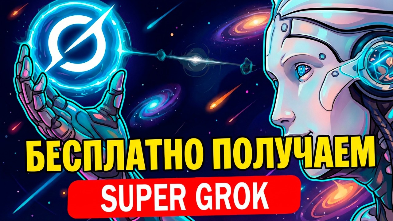 БЕСПЛАТНО получаем подписку Super Grok | Генерируем качественные видео