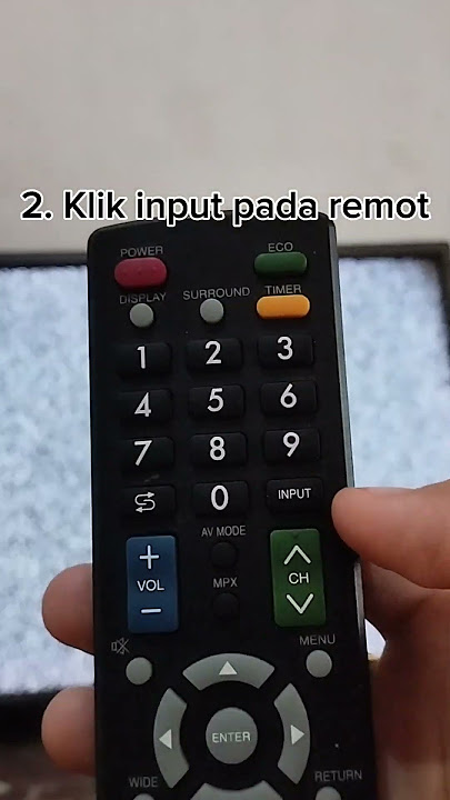 Mengatasi tv sharp hilang siaran, akibat salah pencet remot