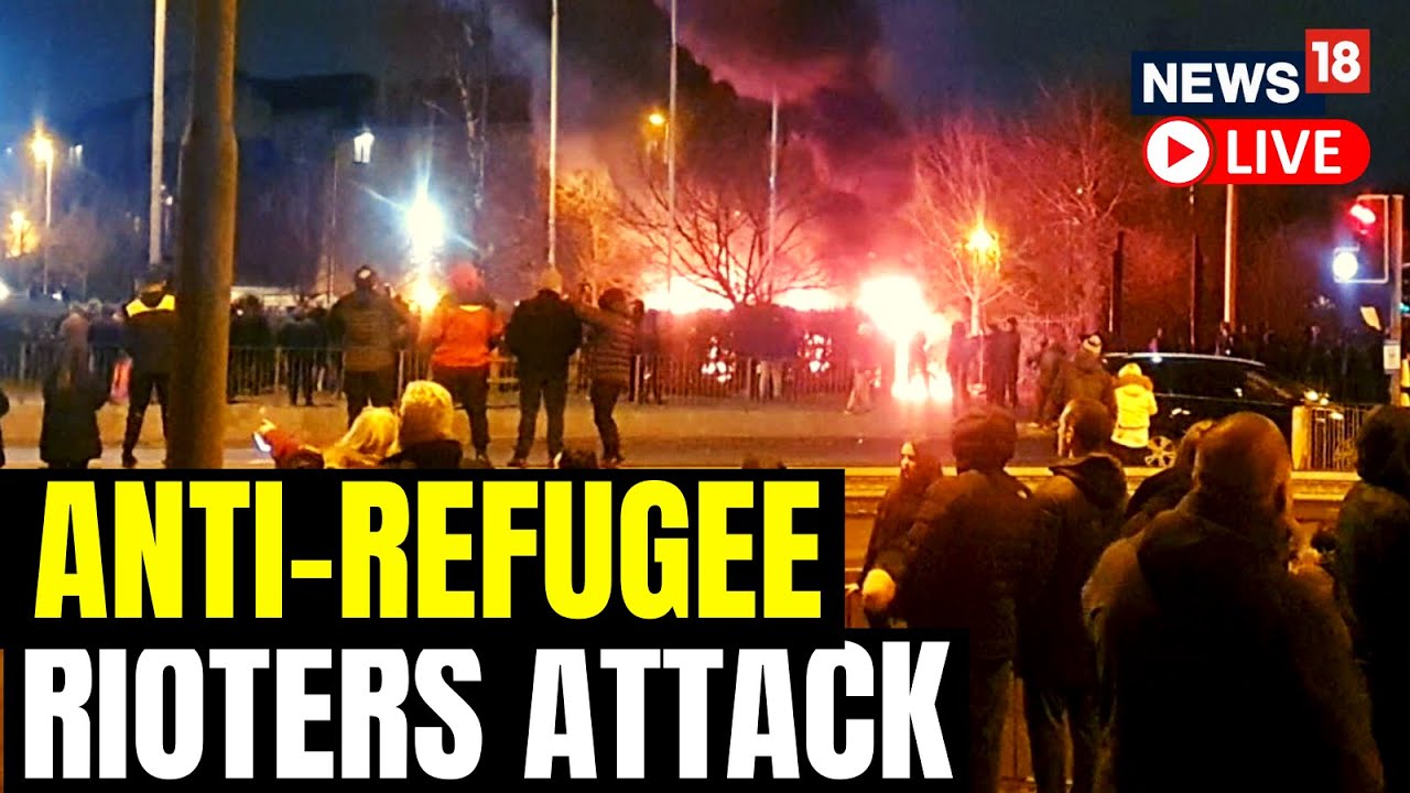 Protests Against Refugees Turn Violent Outside Migrant Hotel In Britain