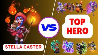 STELLA CASTER VS TOP HERO 👊💥CASTLE CLASH screenshot 2