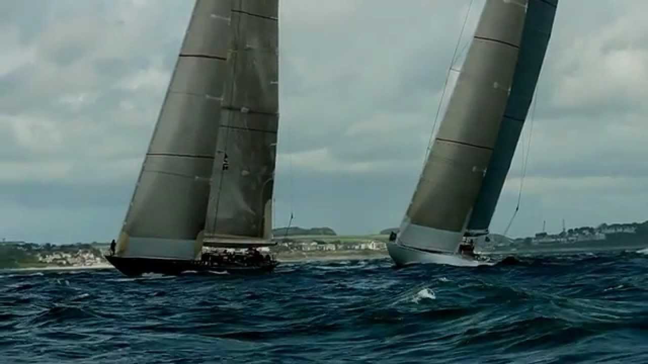 J-Class Regatta Falmouth from the water
