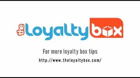 The Loyalty Box: Admin Area - Overview of rules engine