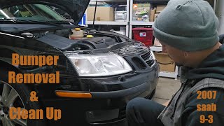 Bumper Removal Clean up | 2007 Saab 9-3 Anniversary Edition