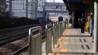 [코레일/ KORAIL] 7382호 해랑 전용견인기 구로역 상행선 통과 선로보수원 위치 통보 경적()